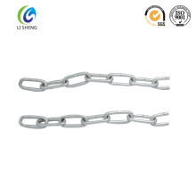 British standard bright polished long link chain
